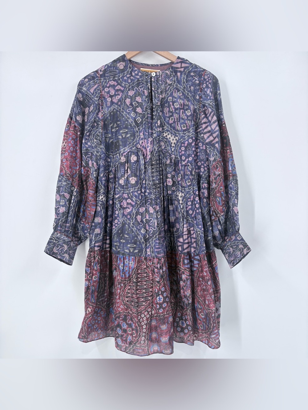 Chufy Siwa Purple Casual Mini Dress